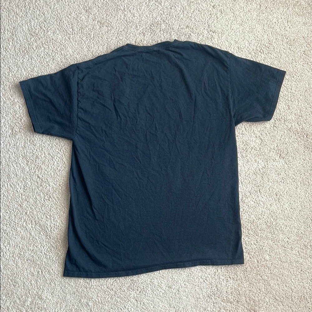 Eighty Eight Black and Red Short Sleeve Tee Classic Crew Neck - Picture 5 of 5